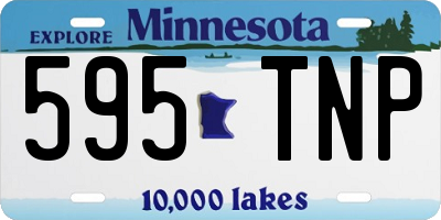 MN license plate 595TNP
