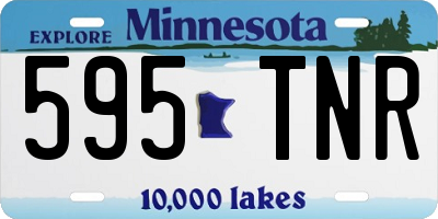 MN license plate 595TNR