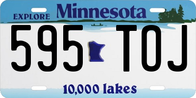 MN license plate 595TOJ