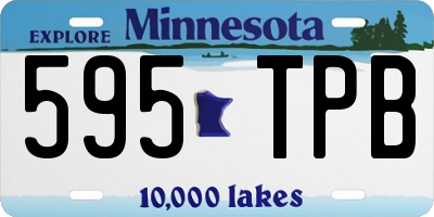 MN license plate 595TPB