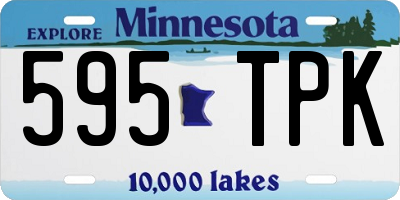 MN license plate 595TPK
