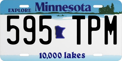 MN license plate 595TPM