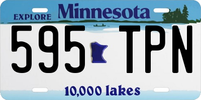 MN license plate 595TPN