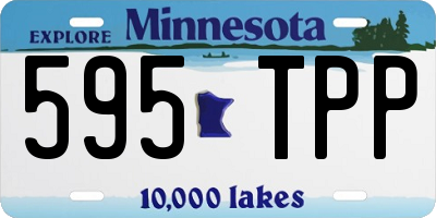 MN license plate 595TPP