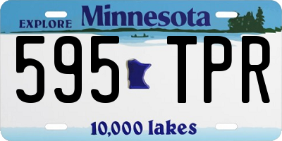 MN license plate 595TPR