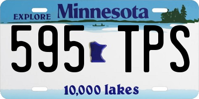 MN license plate 595TPS