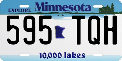 MN license plate 595TQH