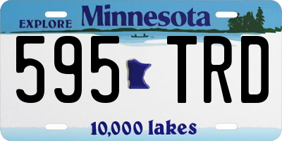 MN license plate 595TRD