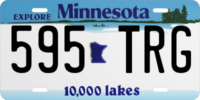 MN license plate 595TRG