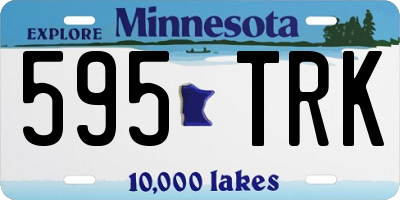 MN license plate 595TRK