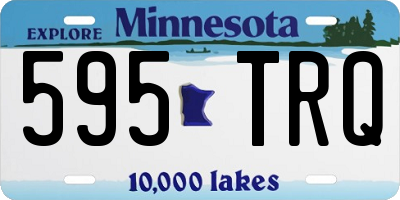 MN license plate 595TRQ
