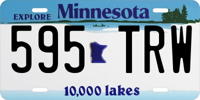 MN license plate 595TRW