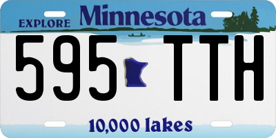 MN license plate 595TTH