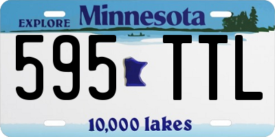 MN license plate 595TTL