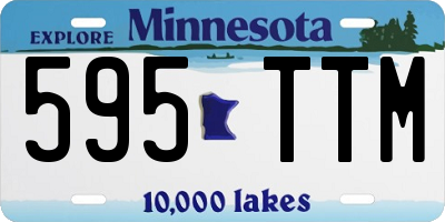 MN license plate 595TTM