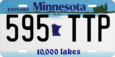 MN license plate 595TTP