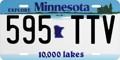 MN license plate 595TTV