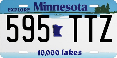 MN license plate 595TTZ