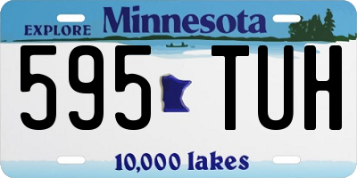 MN license plate 595TUH