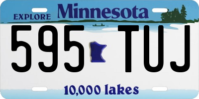 MN license plate 595TUJ