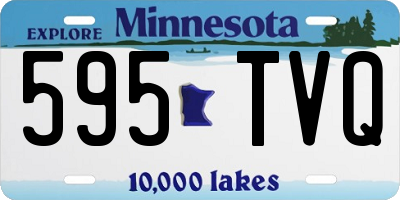 MN license plate 595TVQ