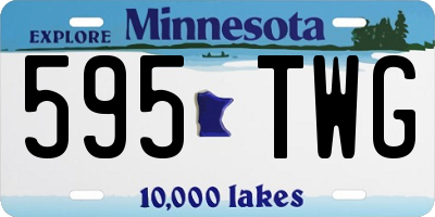MN license plate 595TWG