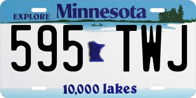 MN license plate 595TWJ