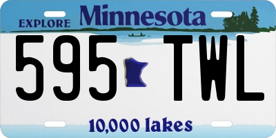 MN license plate 595TWL