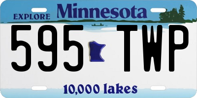 MN license plate 595TWP