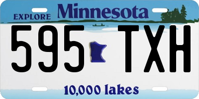 MN license plate 595TXH