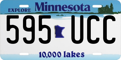 MN license plate 595UCC