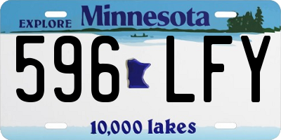 MN license plate 596LFY