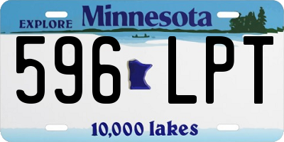 MN license plate 596LPT