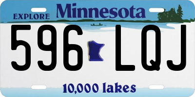MN license plate 596LQJ