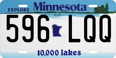 MN license plate 596LQQ