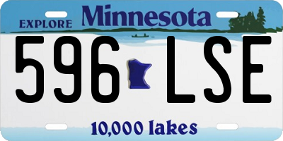 MN license plate 596LSE