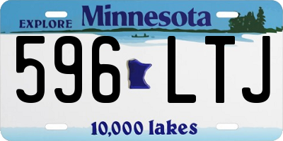 MN license plate 596LTJ