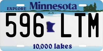MN license plate 596LTM