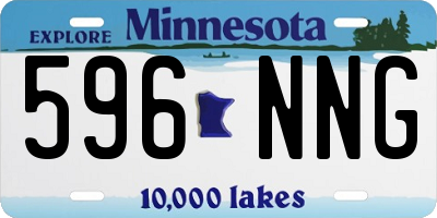 MN license plate 596NNG