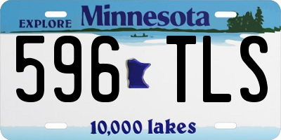 MN license plate 596TLS