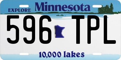 MN license plate 596TPL