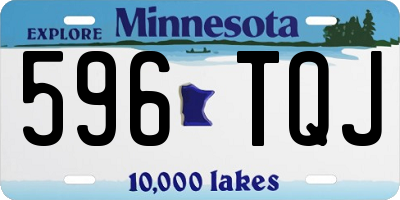 MN license plate 596TQJ