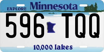 MN license plate 596TQQ