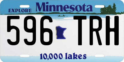 MN license plate 596TRH