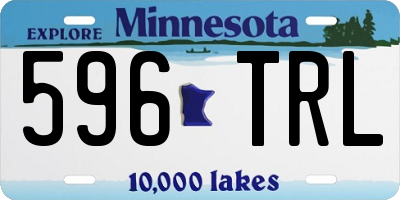 MN license plate 596TRL