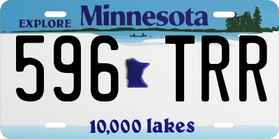 MN license plate 596TRR