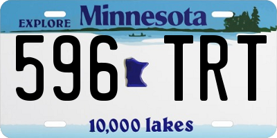 MN license plate 596TRT