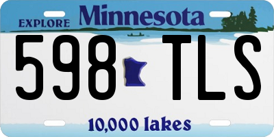 MN license plate 598TLS
