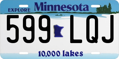 MN license plate 599LQJ