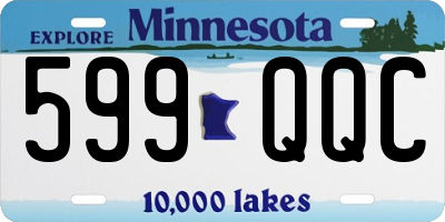 MN license plate 599QQC